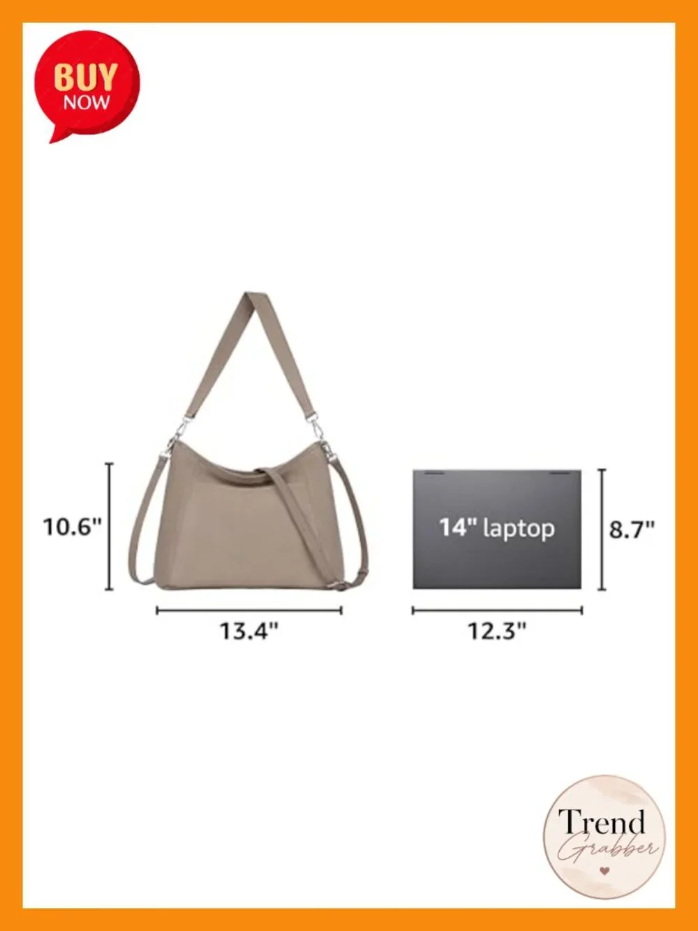 Genuine Leather Hobo Crossbody Purse with 2 Detachable Straps Large Women's